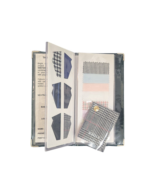 Men's 4 Season Colour Analysis Set - Menswear Book and 30 Swatch Wallet Book