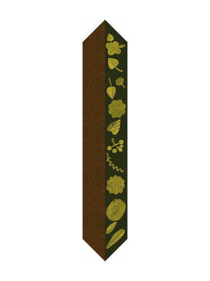 Barbieri Botanical Silk Ribbon Scarf