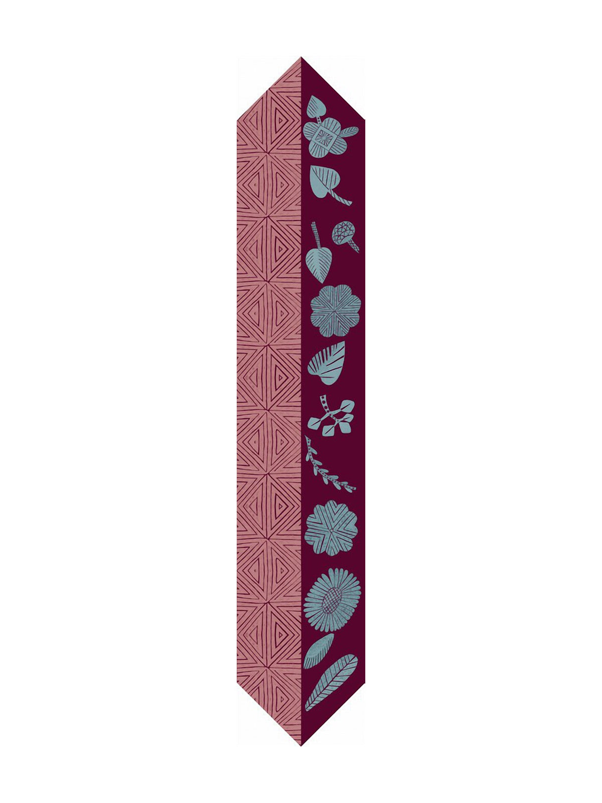 Barbieri Botanical Silk Ribbon Scarf