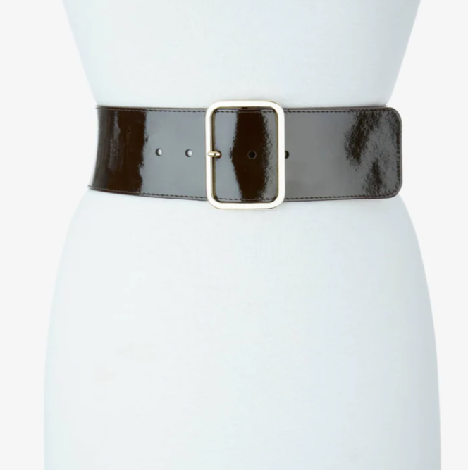 Brave Leather - Sandile Patent Belt - Winter Colour Palette