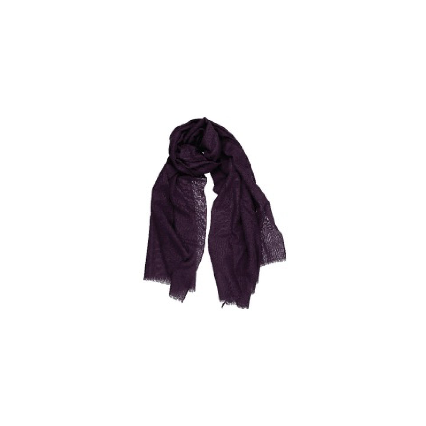 Solid Wool - Silk Scarf