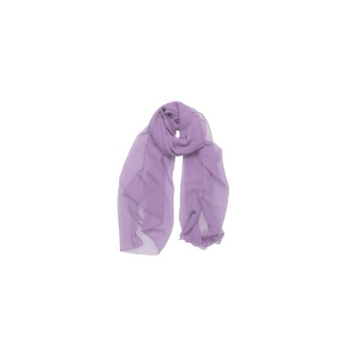 Solid Silk Georgette Scarf