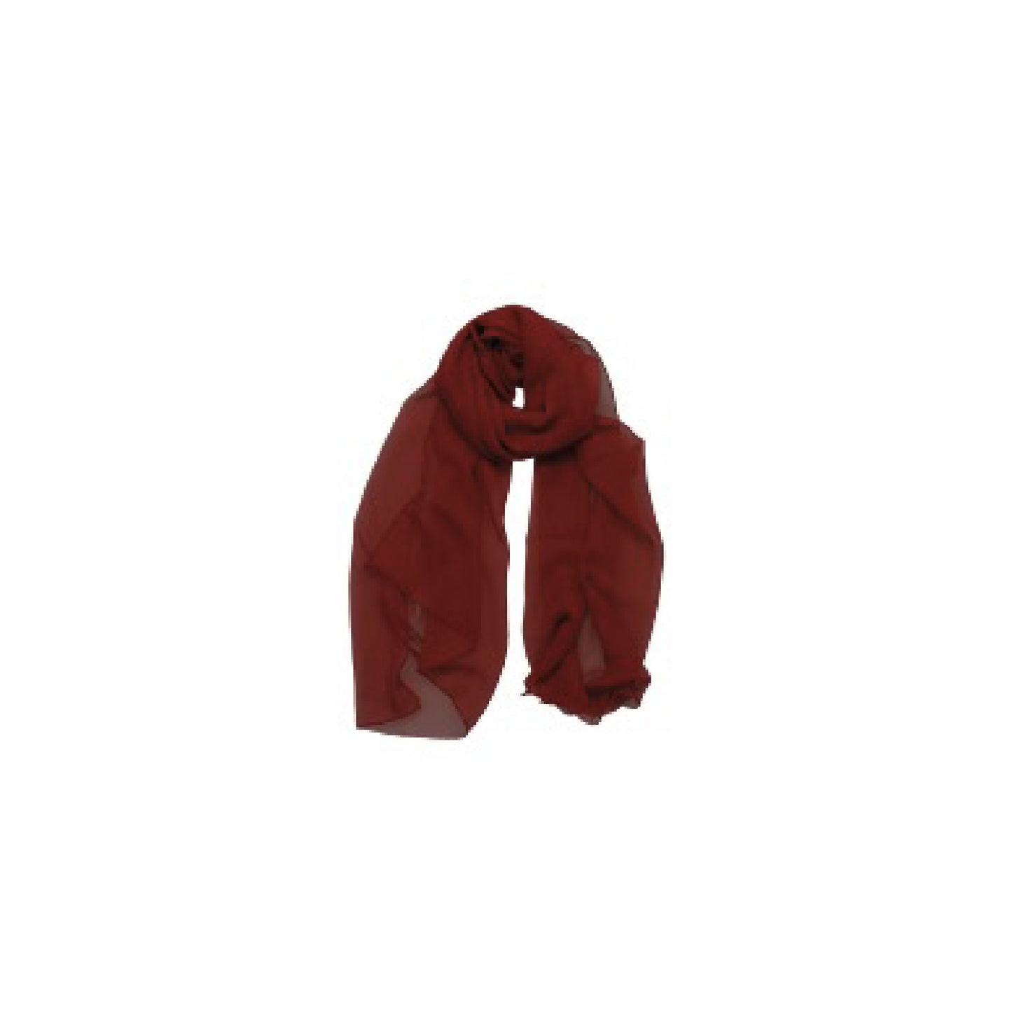 Solid Silk Georgette Scarf
