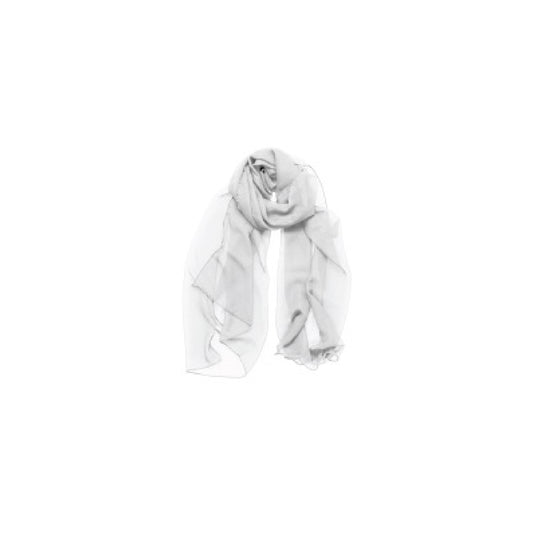 Solid Silk Georgette Scarf