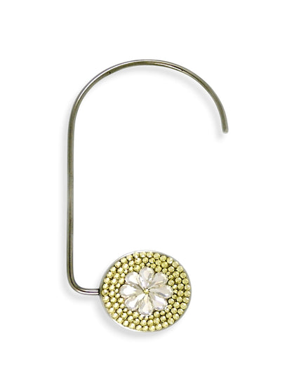 Swarovski Crystal Purse Hook — Yellow, Silver | Handmade in Canada | W10