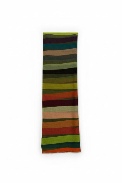 Barbieri Striped Wool Scarf
