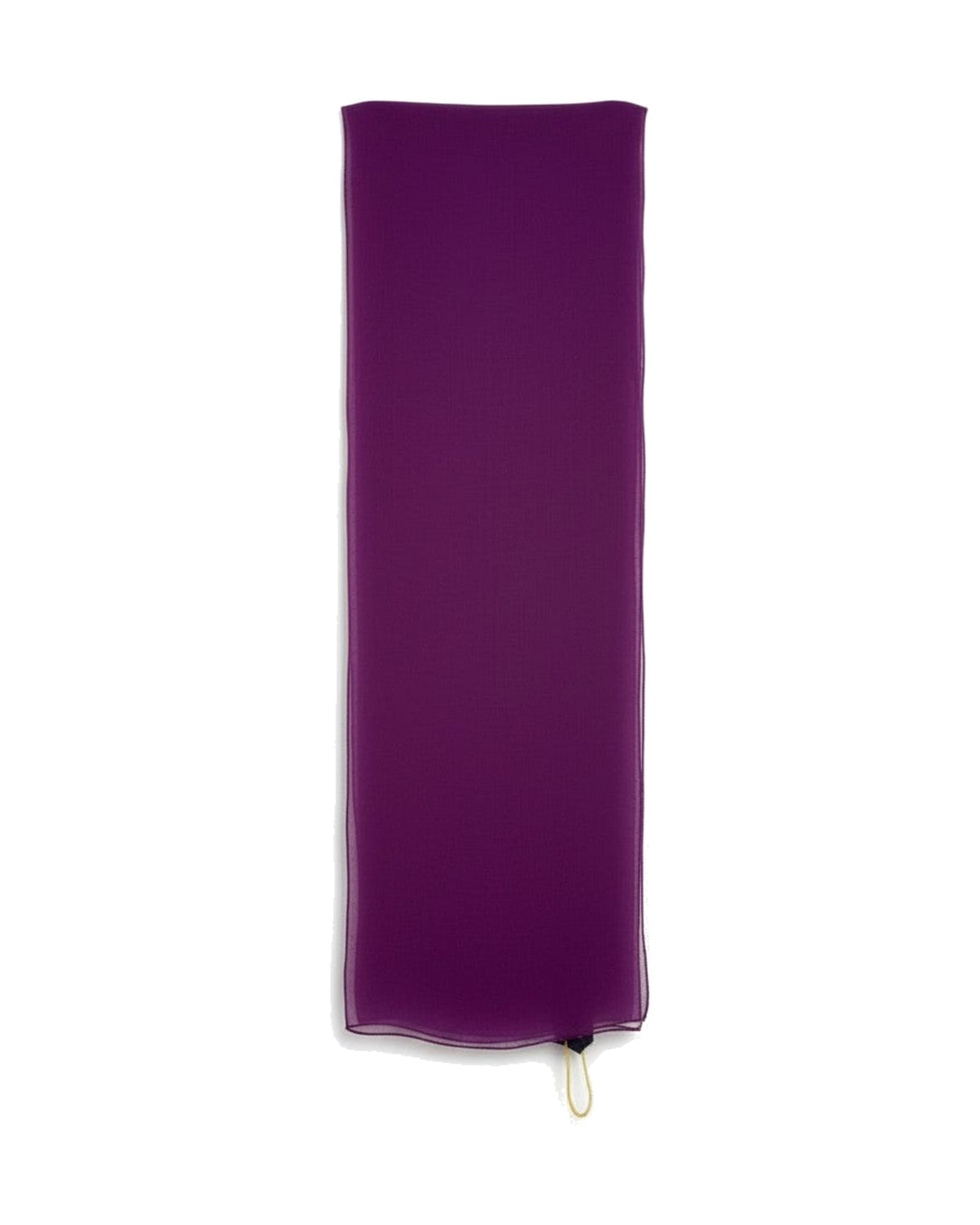 Barbieri Solid Wool - Silk Scarf in Plum