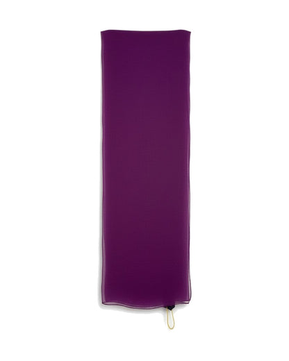 Barbieri Solid Wool - Silk Scarf in Plum