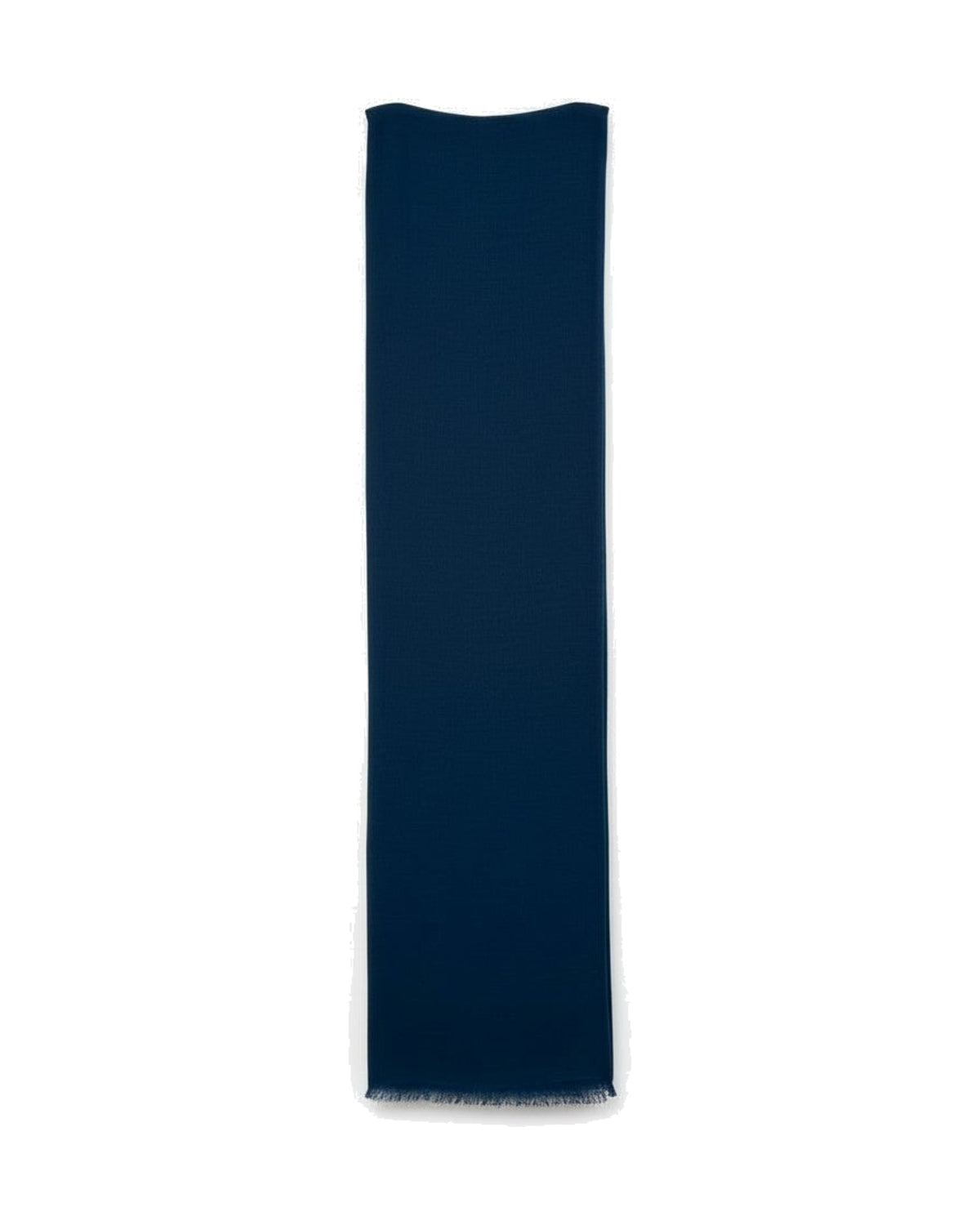 Barbieri Solid Wool - Silk Scarf in Teal blue