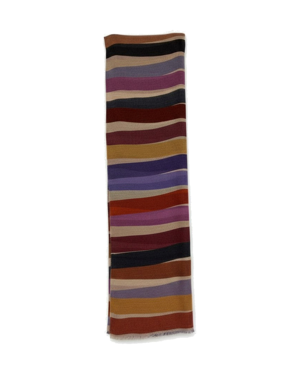 Barbieri Striped Wool Scarf in Various colours