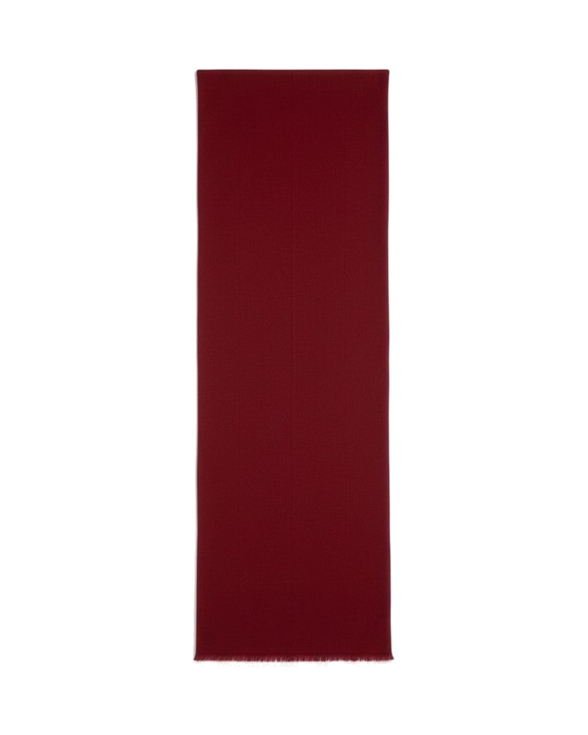 Barbieri Solid Wool - Silk Scarf in Burgundy